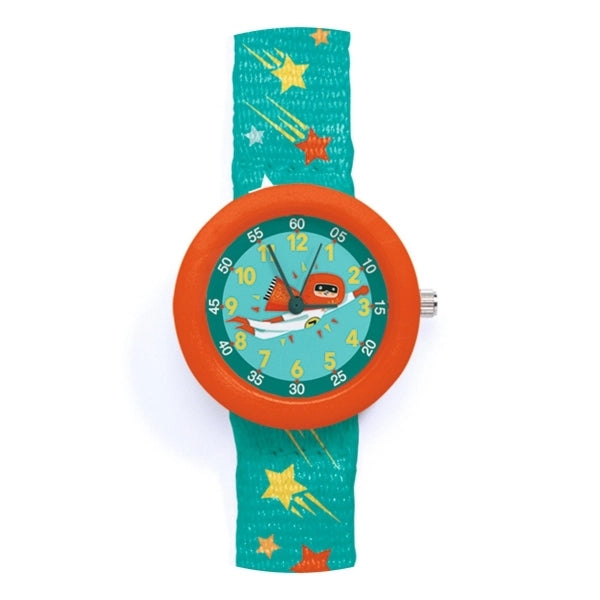 Djeco - ticlock - Armbanduhr - Superheld