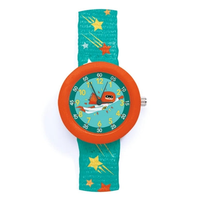 Djeco - ticlock - Armbanduhr - Superheld