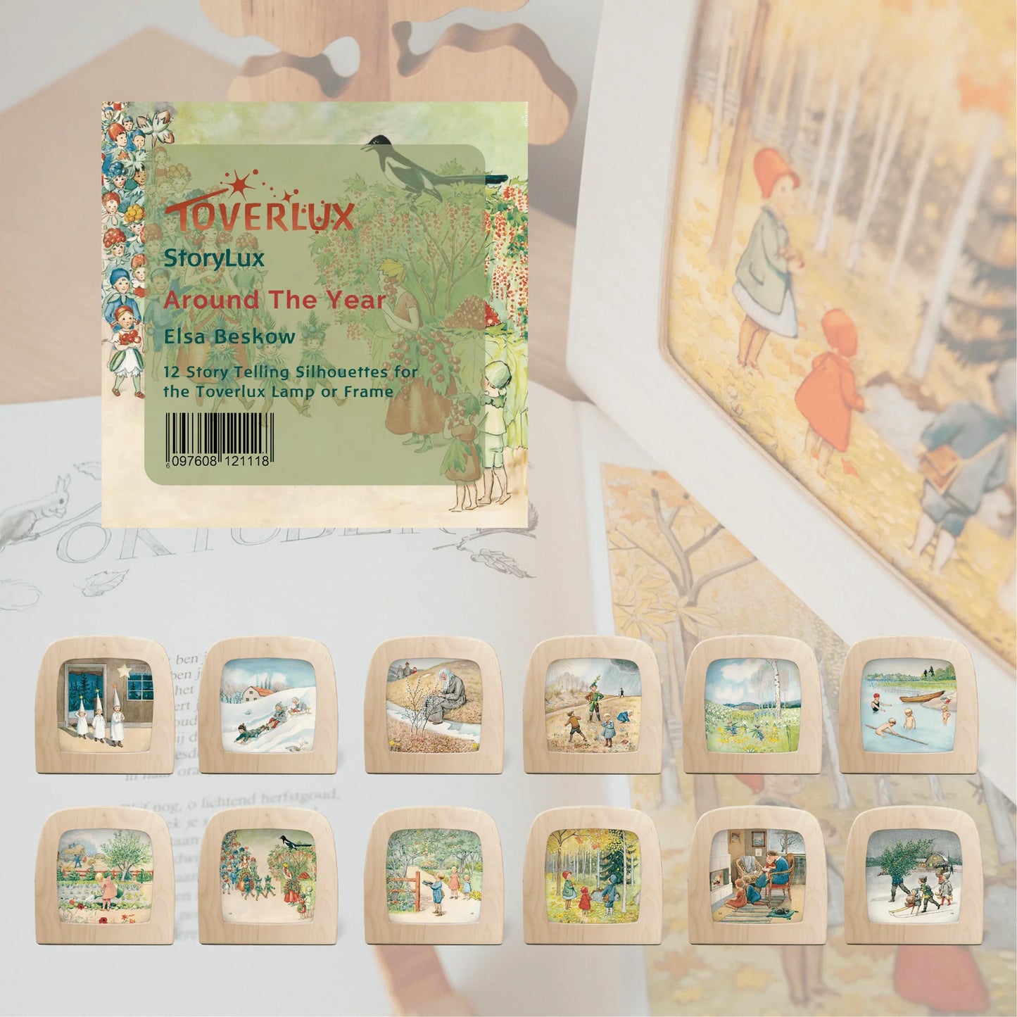 TOVERLUX  - Story Lux Around The Year, 12 Silhouetten ohne Lampe