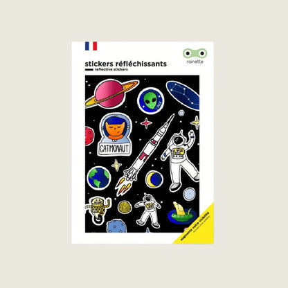 Rainette - Reflektierende Sticker - Astronaut