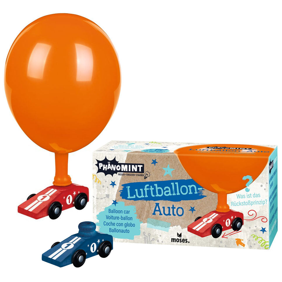 Moses - PhänoMINT Luftballon-Auto blau