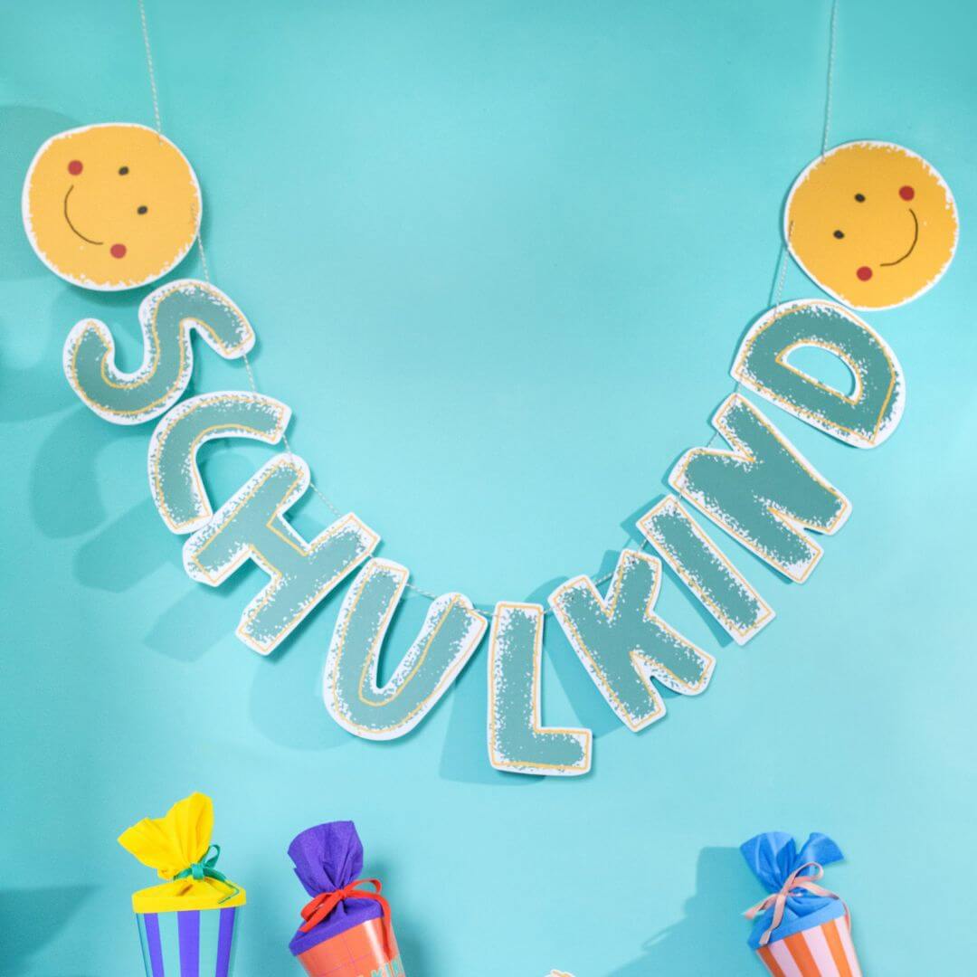 Ava & Yves - Girlande Sunny and Friends – Schulkind