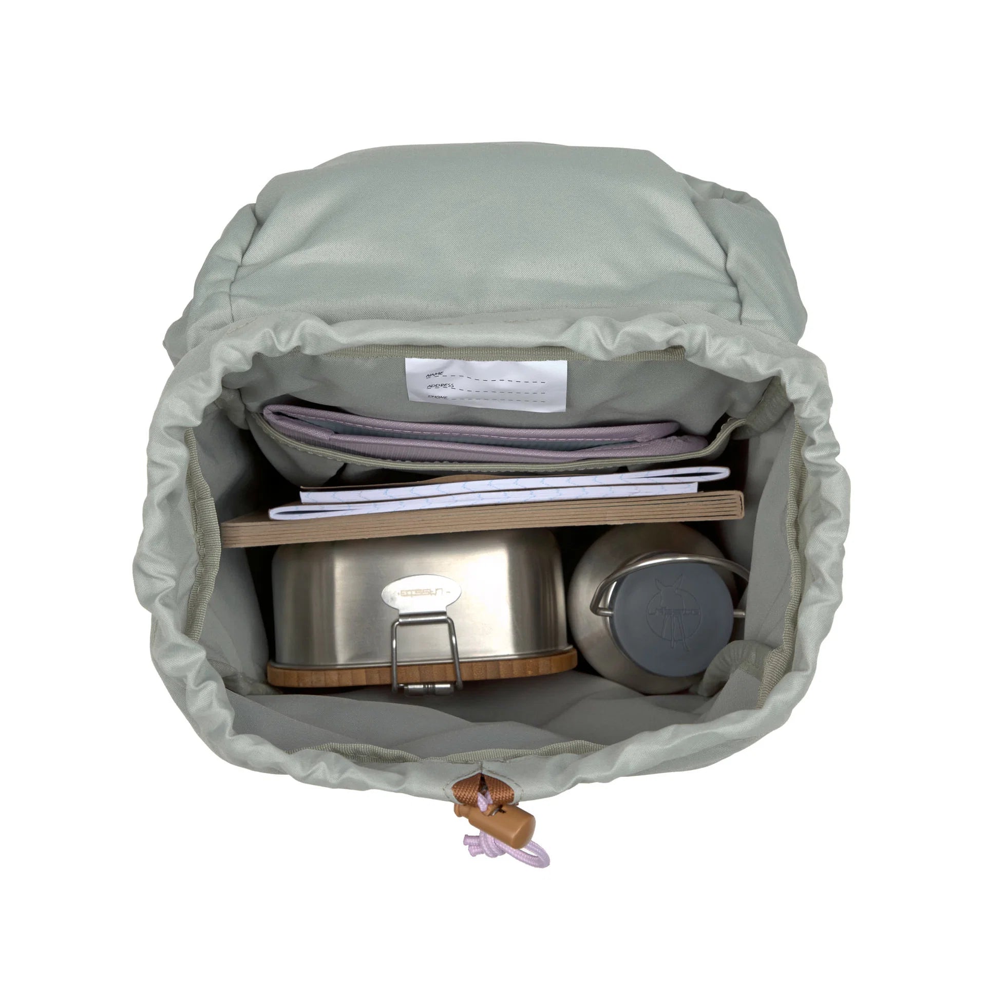 Wanderrucksack Lässig Little Gang 9L in Lila mit gepolsterten Schultergurten