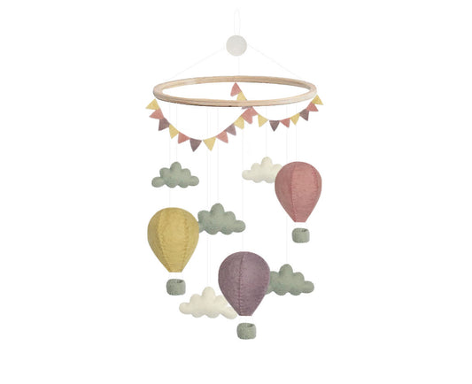 Gamcha - Filz-Mobile - Ballon pastel