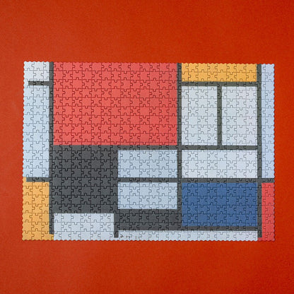 Cube Puzzle - (MONDRIAN) COMPOSITION - 520 Teile