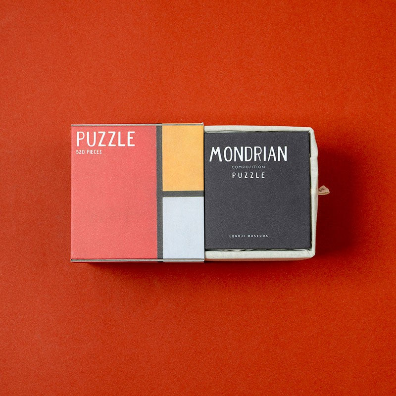 Cube Puzzle - (MONDRIAN) COMPOSITION - 520 Teile