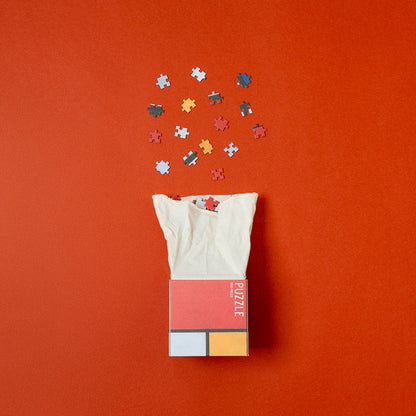 Cube Puzzle - (MONDRIAN) COMPOSITION - 520 Teile