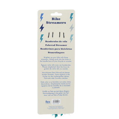 Fahrradlenkerbänder Bicycle Streamers von Rex London in leuchtendem Blau