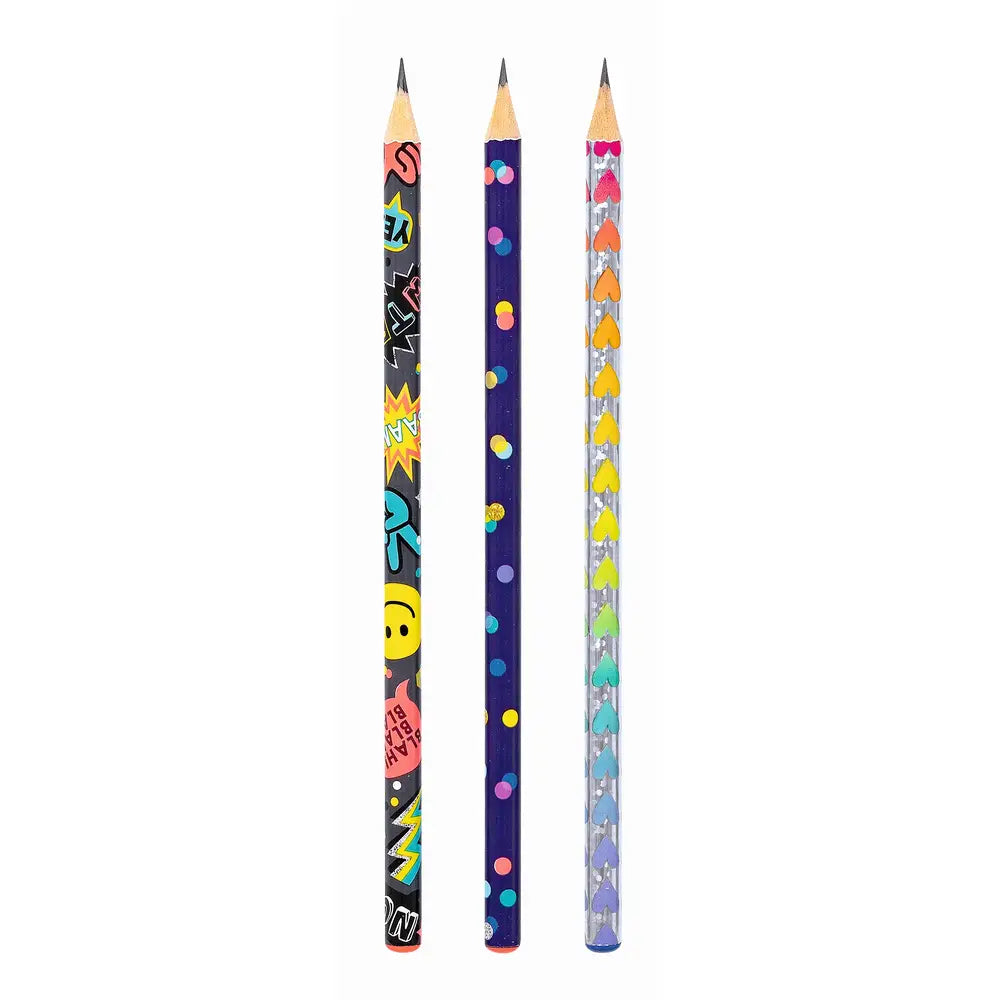 Moses - Happy Day Bleistift 3 Stück- verschiedene Farben
