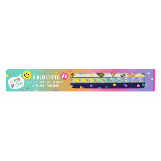 Moses - Happy Day Bleistift 3 Stück- verschiedene Farben