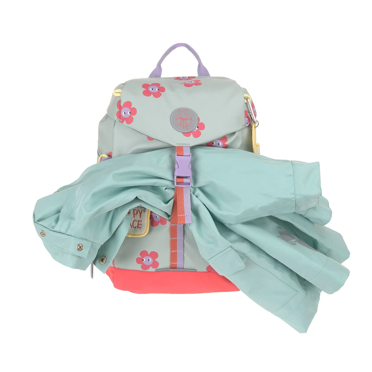 Wanderrucksack Kinder 9 L - Happy Trails, Blume