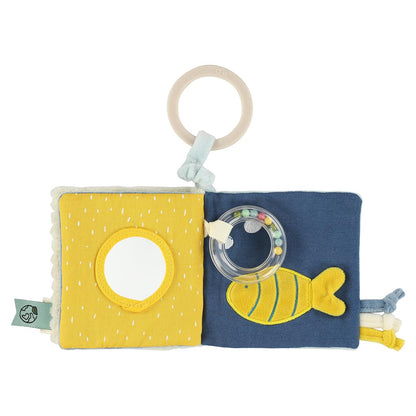 Sensorisches Buggy Buch Mr. Shark von Trixie mit verschiedenen Texturen und Sounds