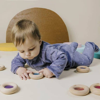 Petit Boum - Sensorikspielzeug Calm Donut - Blau