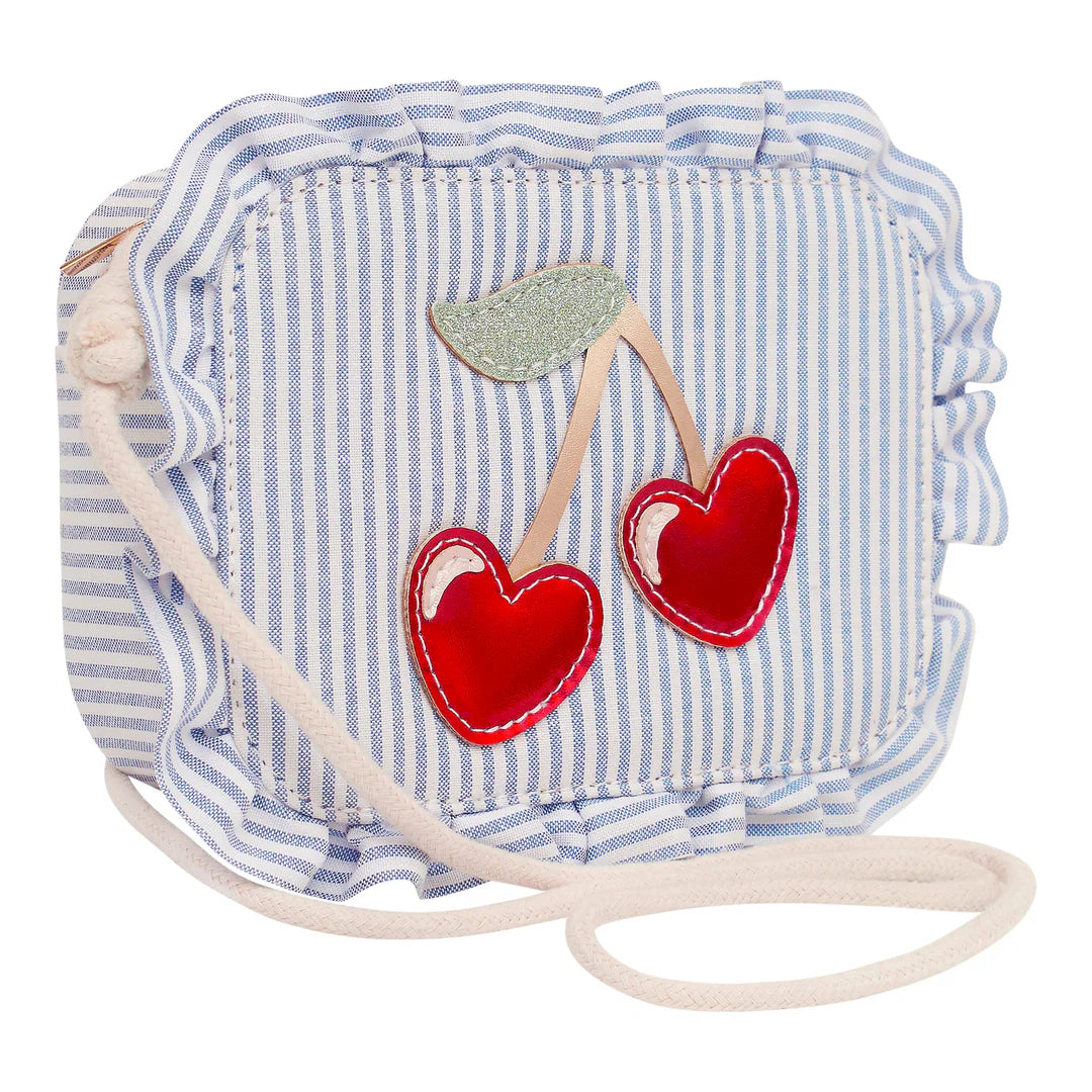 Handtasche Cherry Bag von Mimi & Lula in Kirschrot mit goldenem Verschluss
