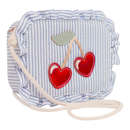 Handtasche Cherry Bag von Mimi & Lula in Kirschrot mit goldenem Verschluss