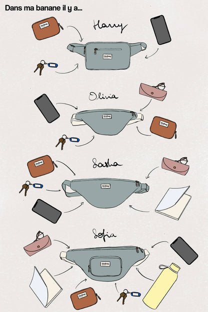 Hindbag - Gürteltasche Sasha Denim