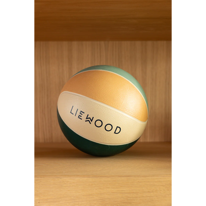 Basketball DESMOND in Peppermint mit buntem Multi-Mix-Muster von Liewood