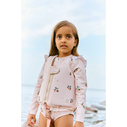 Liewood Dove Schwimmweste in Peach und Sea Shell aus Neopren für 11–15 kg
