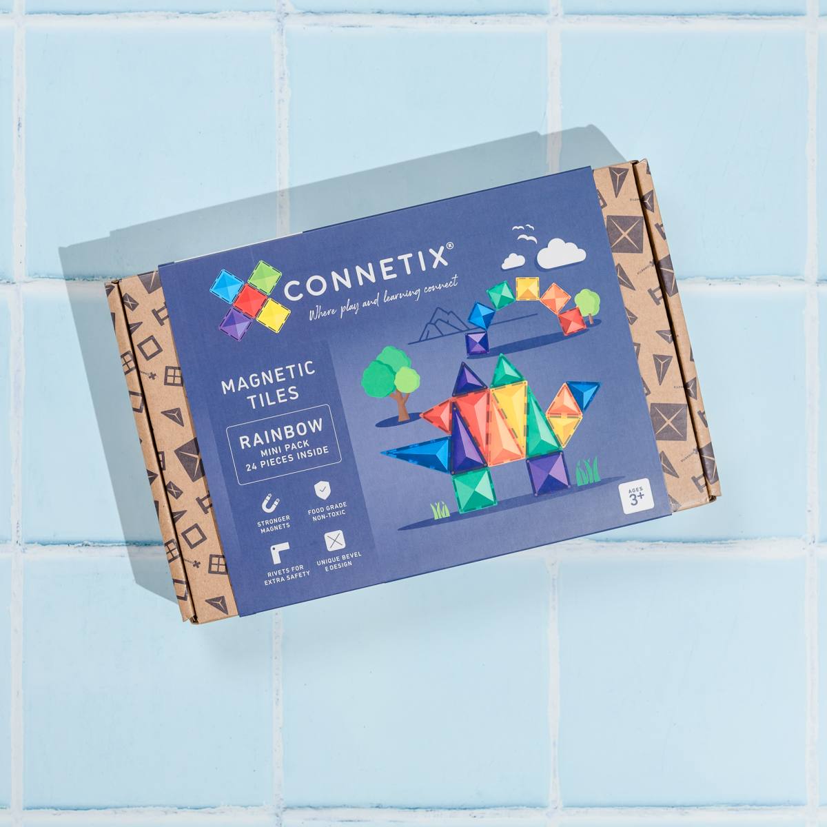 Connetix - Magnetbausteine Rainbow Mini Pack 24-tlg.