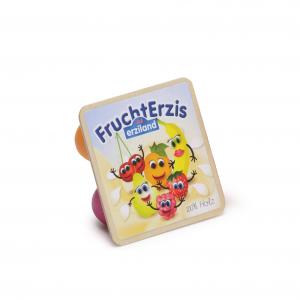 Holzfrucht Erzi aus Naturholz für Kaufladen und Kinderküche