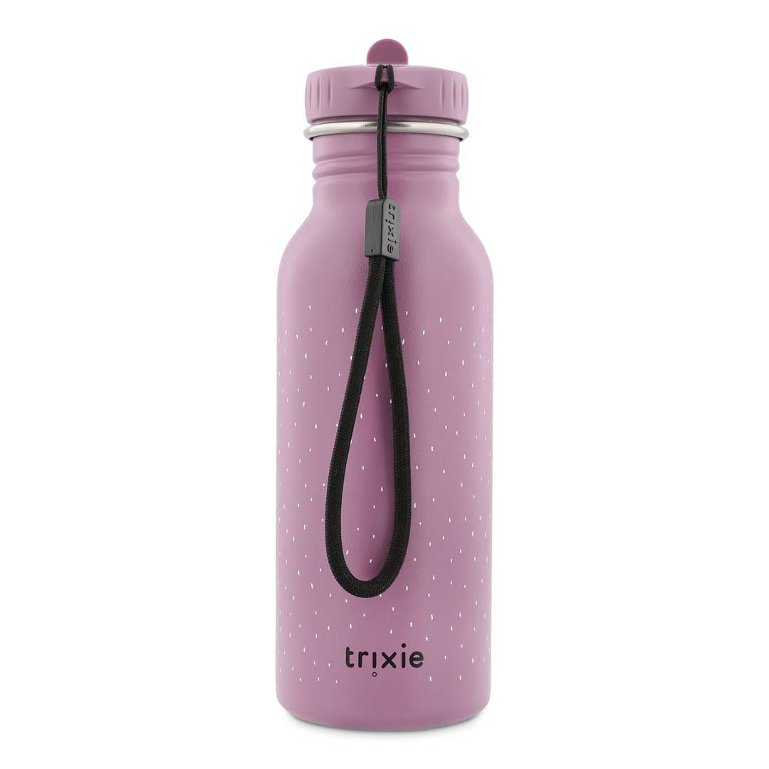 Edelstahl-Trinkflasche Mrs. Peacock 500ml von Trixie mit Pfauen-Motiv