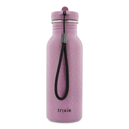 Edelstahl-Trinkflasche Mrs. Peacock 500ml von Trixie mit Pfauen-Motiv