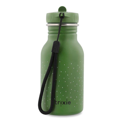 Edelstahl-Trinkflasche Trixie Mr. Alligator 350ml mit grünem Alligator-Design