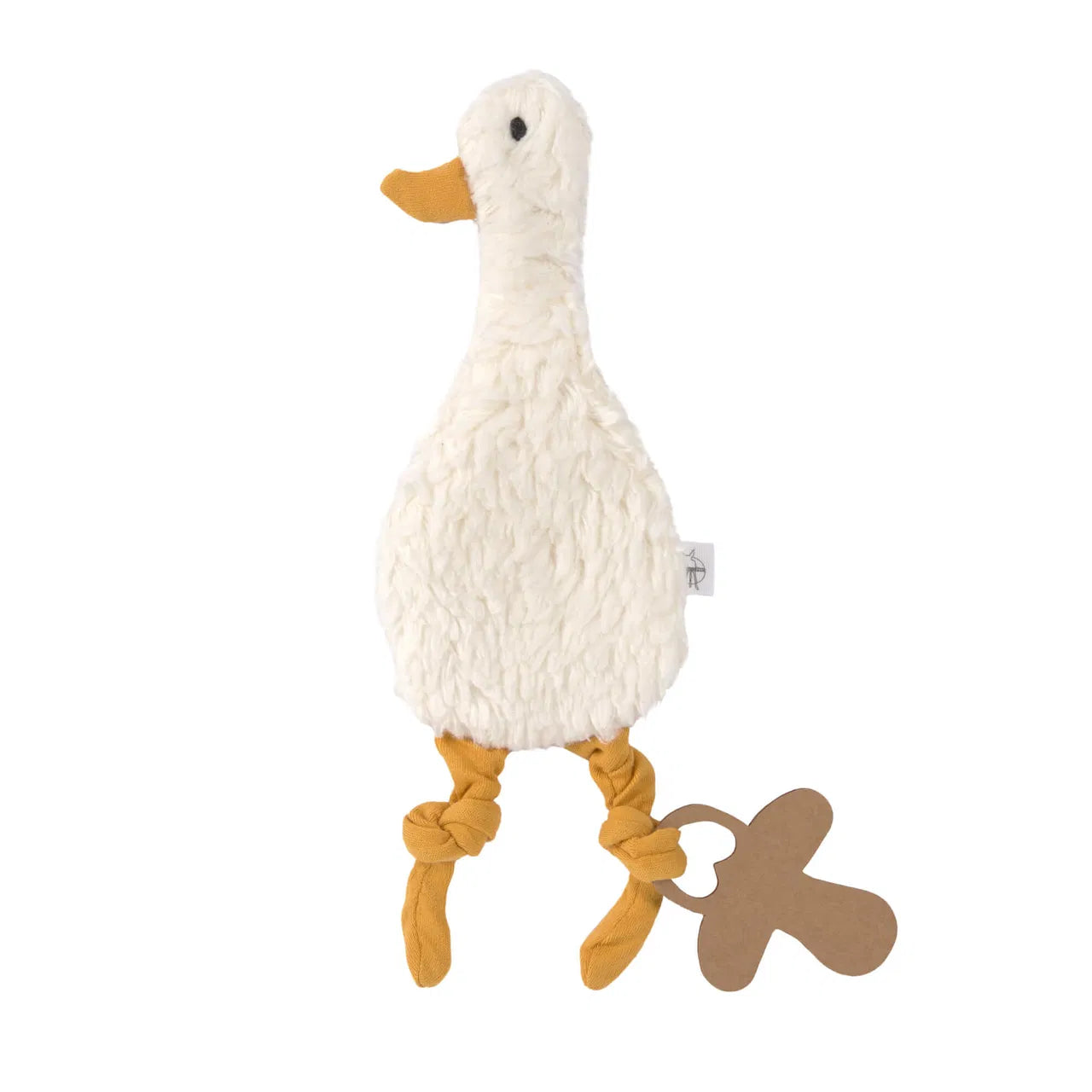 Schnuffeltuch Gans aus der Tiny Farmer Serie von Lässig, weiches GOTS-zertifiziertes Baumwollgewebe