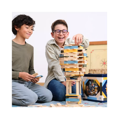 KAPLA - 120er BOX - HELLBLAU, GELB, GRÜN