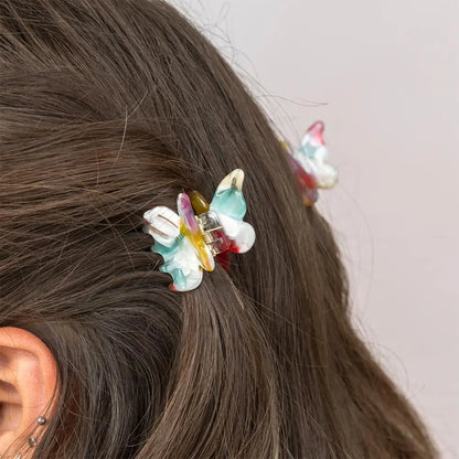 Haarklammer Schmetterling aus farbigem Material von Rex London