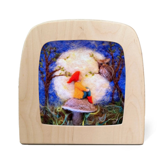 Toverlux Silhouette - Het Wol Feetje - Gnome in Full Moon