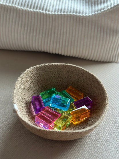 Bauspiel - Lichtbauquader Pastell 12 Teile