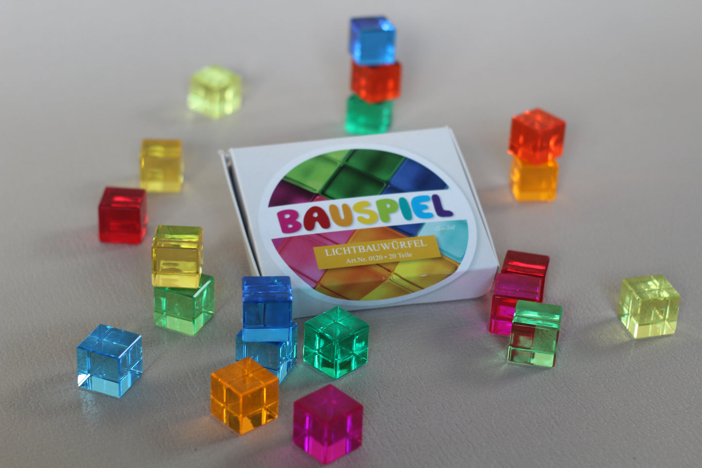 Bauspiel - Lichtbauwürfel 20 Teile