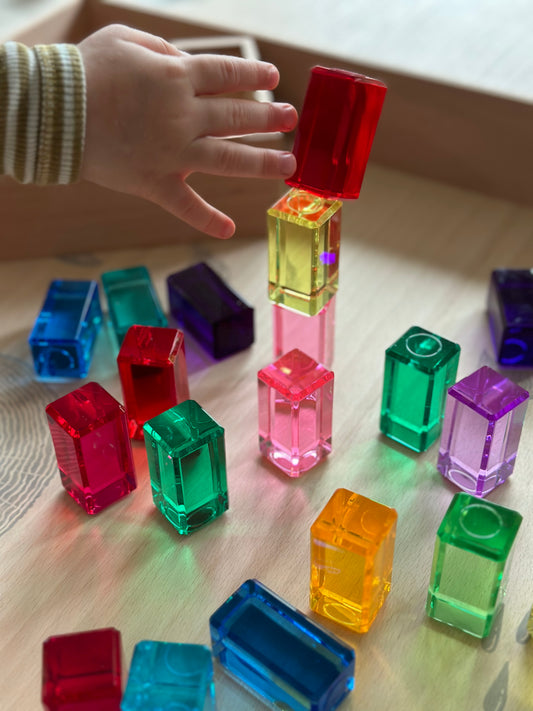 Bauspiel - Lichtbauquader 24 Stück