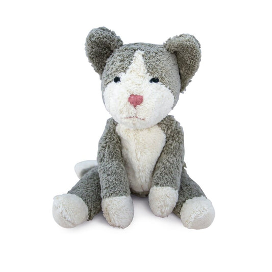 Senger Naturwelt - Bio Schlenker Tierpuppe Katze, klein - grau