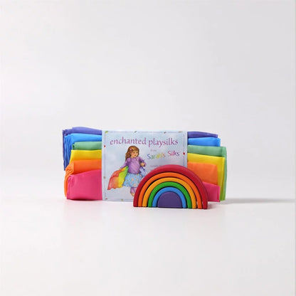 Grimm`s - Kleine Spielseide Regenbogen (Sarah´s Silks)