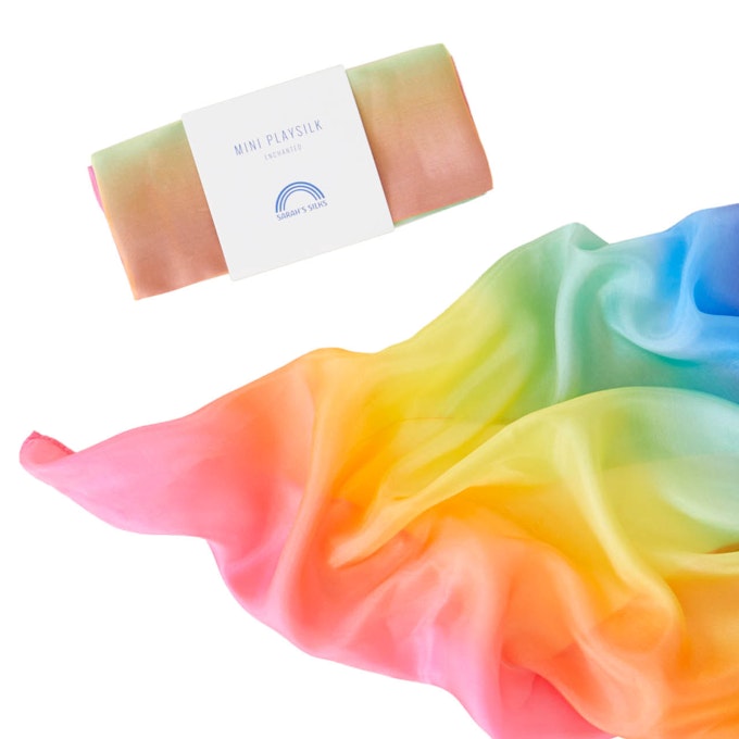 Grimm`s - Kleine Spielseide Regenbogen (Sarah´s Silks)