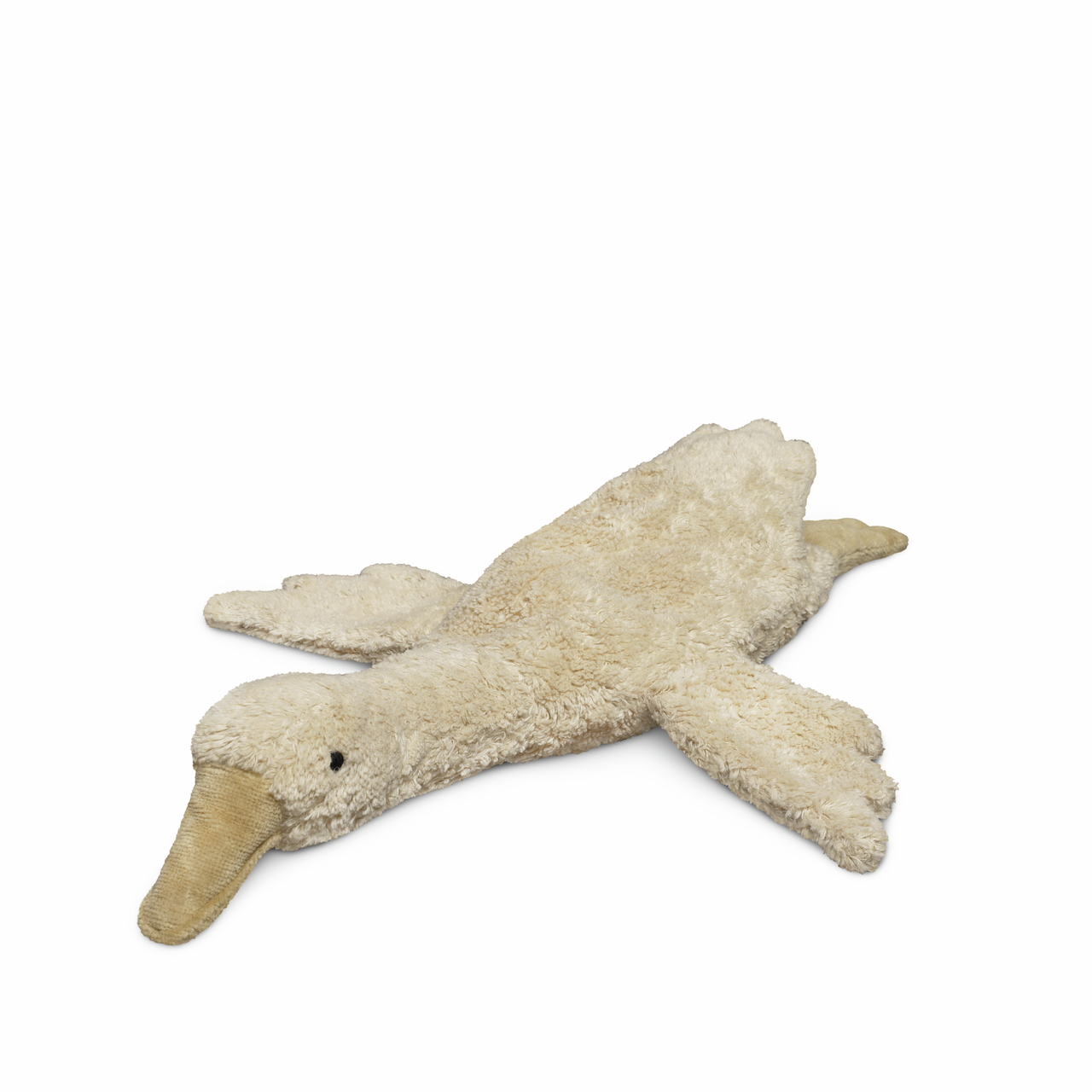 Bio Kuscheltier Wärmekissen Gans in Beige von Senger Naturwelt mit Dinkelspelz-Füllung