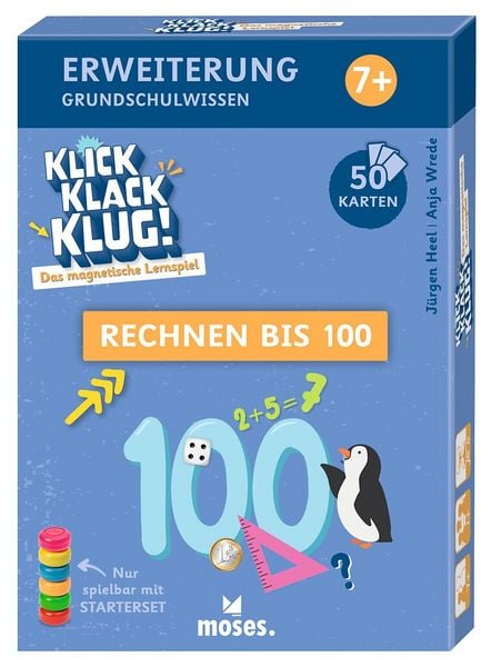 Moses - Klick Klack Klug Erweiterung ab 7 Jahren - Rechnen bis 100