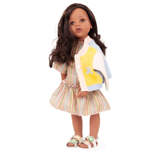 Götz -  Kombi So Spring, Kleid, Jacke und Schuhe Gr. XL  -  Puppenkleidung Gr. XL (45-50cm)