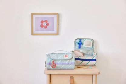 Lässig - Kulturbeutel Kinder - Happy Trails, Blume