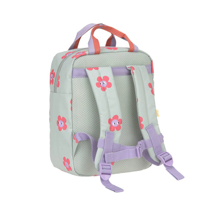 Lässig - Kindergartenrucksack Square 7L - Happy Trails, Blume