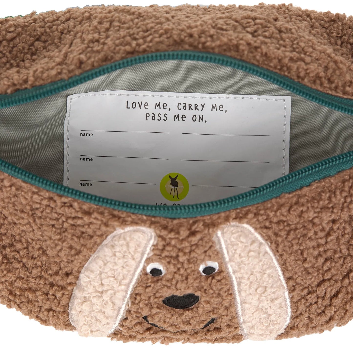Bauchtasche Tiny Team Hund von Lässig mit Hundemotiv und verstellbarem Gurt