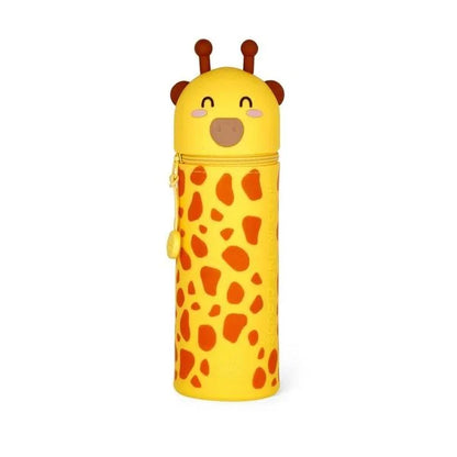 Legami - 2-in-1-Federmäppchen aus Silikon - Kawaii - Giraffe