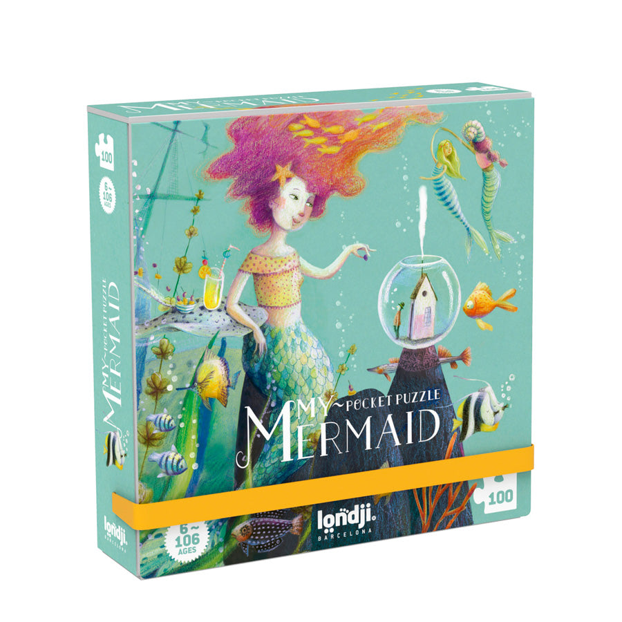 Londji - Pocket Puzzle Mermaid - 100 Teile