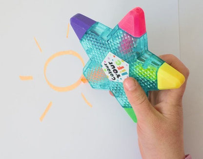 Moses - Mini-Bringsel Textmarker Stern oder Blume - verschiedene Designs