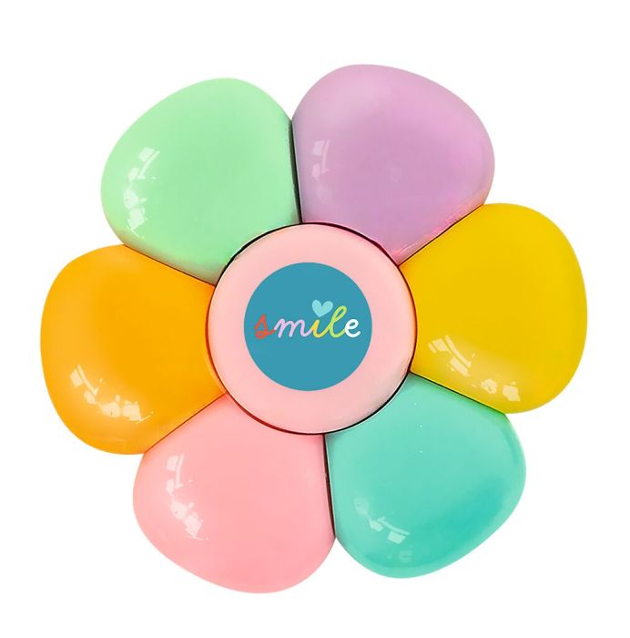 Moses - Mini-Bringsel Textmarker Stern oder Blume - verschiedene Designs