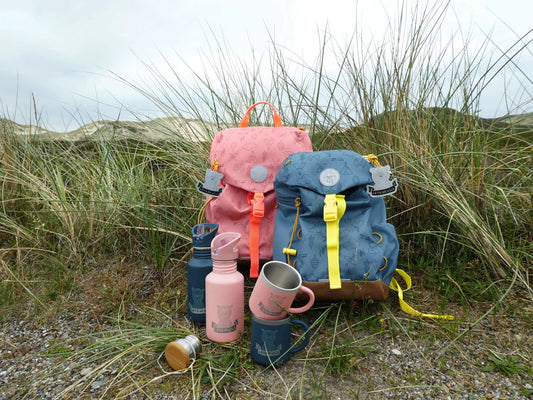 Wanderrucksack Lässig Adventure 9L in Blau mit gepolsterten Schultergurten für Kinder