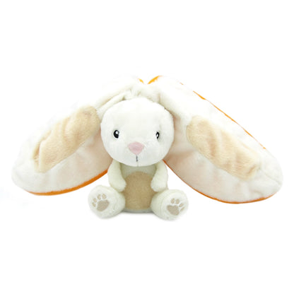 Les Déglingos - FLIPETZ - Plüsch Gadget der Hase in Karotte - grau orange 20cm