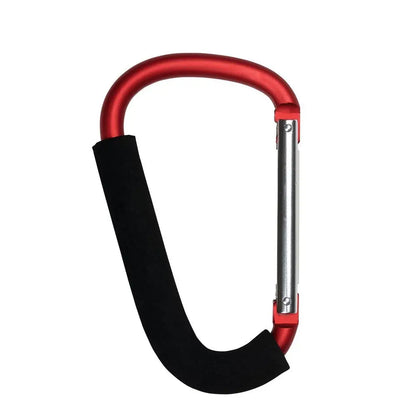 XXL-Karabiner Expedition Natur von Moses aus grauem Metall mit Sicherheitsverschluss